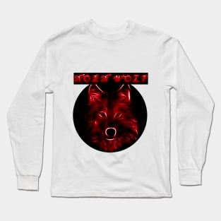 Neon Wolf Long Sleeve T-Shirt